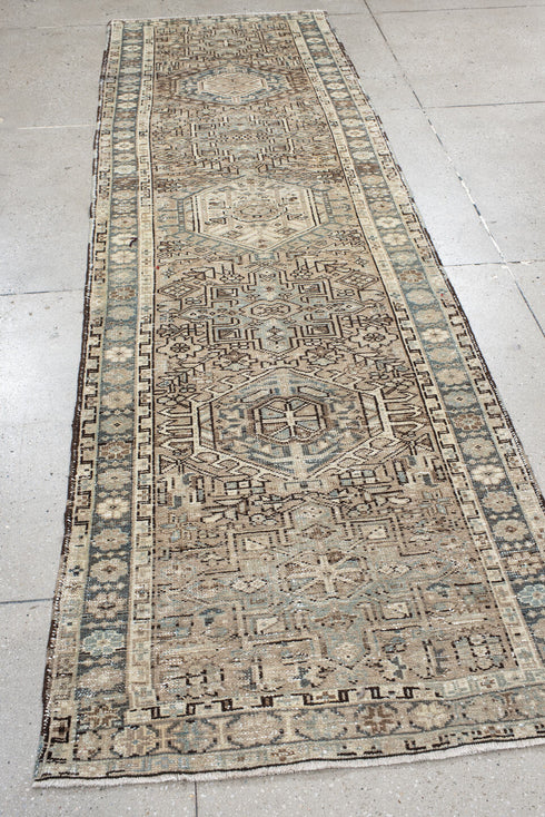 Vintage Karaje Runner Rug (3' x 10')
